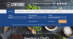 Desktop Screenshot of chefjobs.com.au